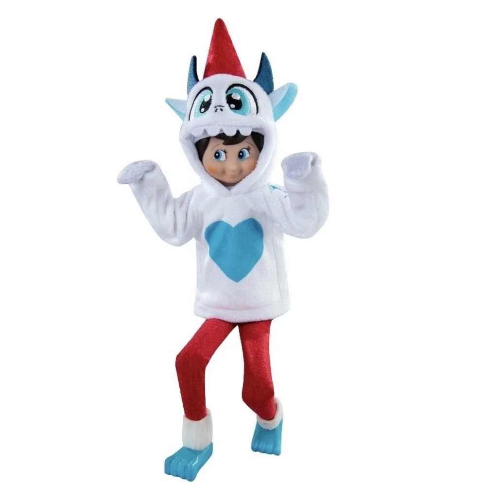 The Elf On the Shelf Claus Couture Collection Yeti Hoodie Outfit 3-Piece Set NEW